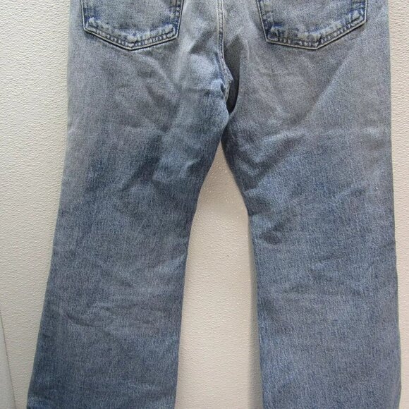 NEW POLO RALPH LAUREN Womens Crop Flare Distressed Jeans Size 27 Dossi Blue - Picture 15 of 16